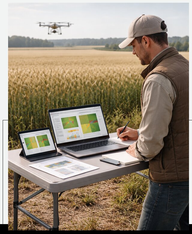 Система AI прогнозирования урожайности для точных агрономий в Октябрьском