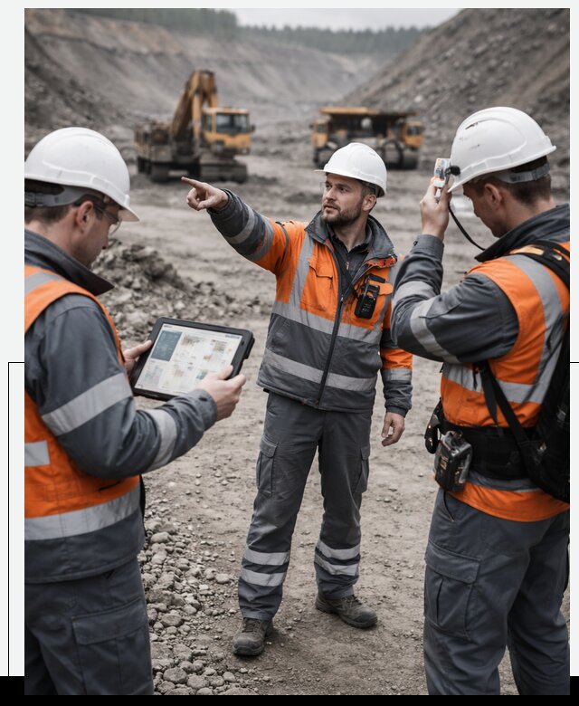 Система контроля персонала для горнодобывающей отрасли в Октябрьском