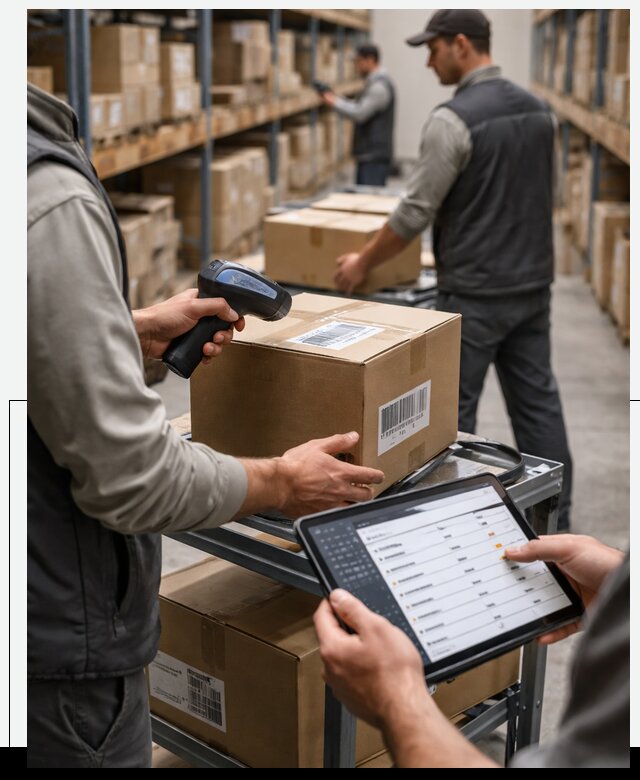 Внедрение и поддержка WMS систем для склада в Октябрьском