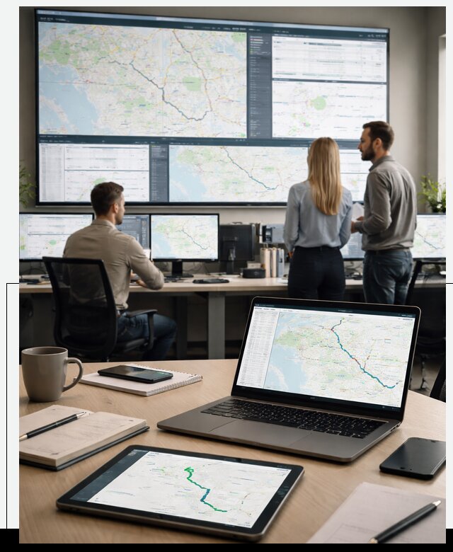 Трекинг грузов и Fleet Management, мониторинг автопарка в Октябрьском