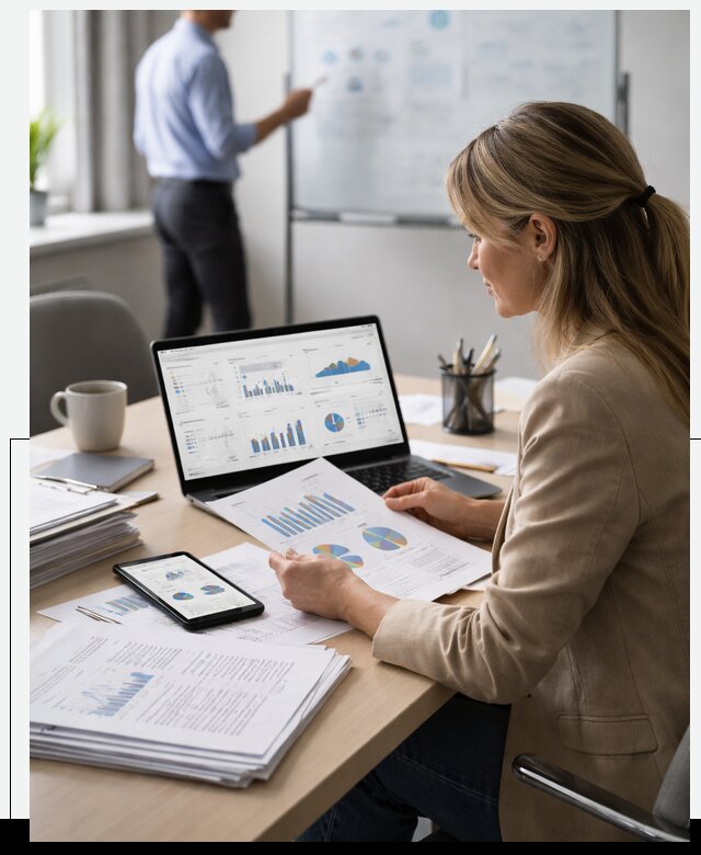 Аналитика успеваемости обучения и отчётность в Октябрьском